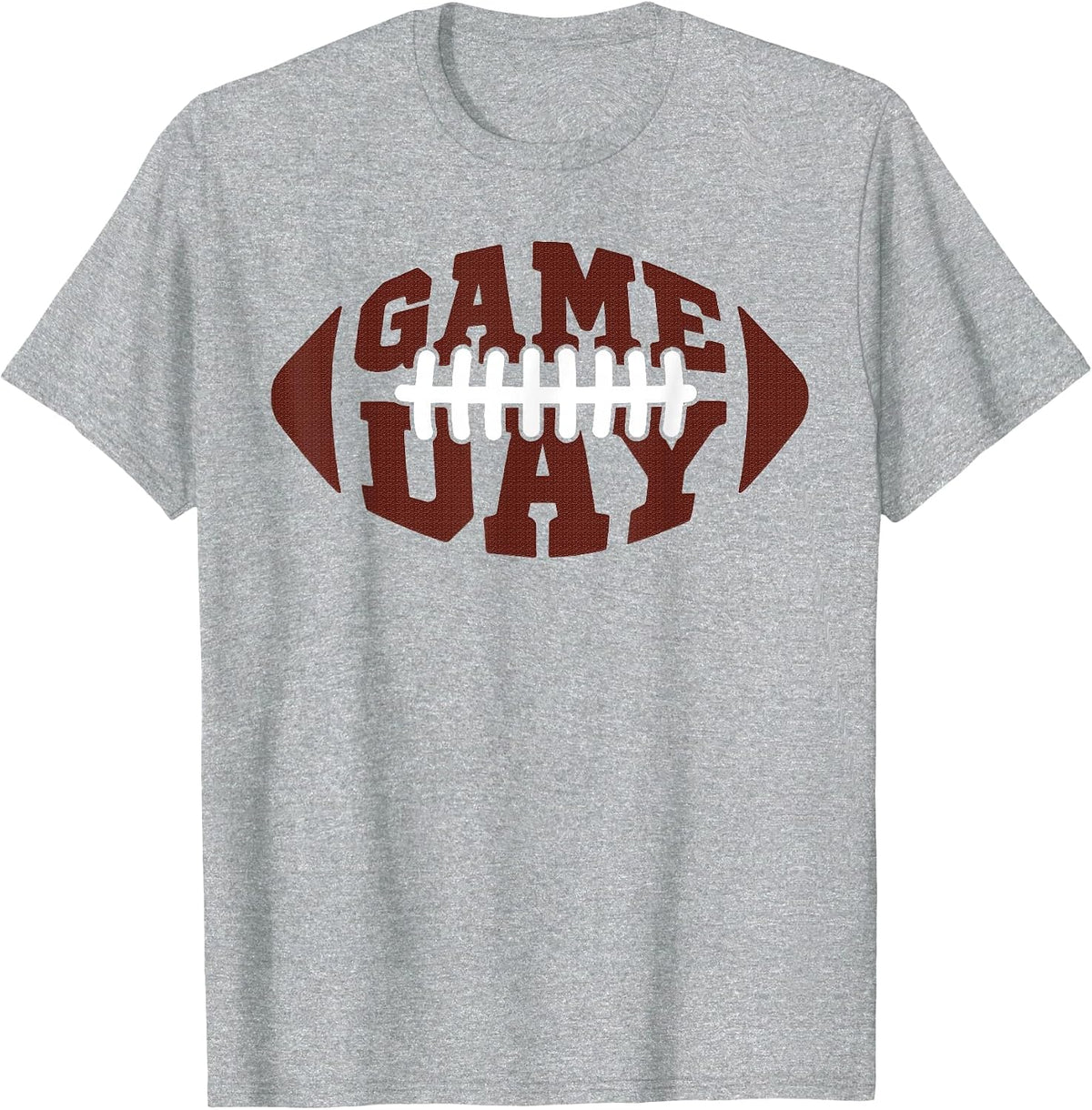 Game Day American Football Sport Lover Game Day Vibes T-Shirt - Heather Grey