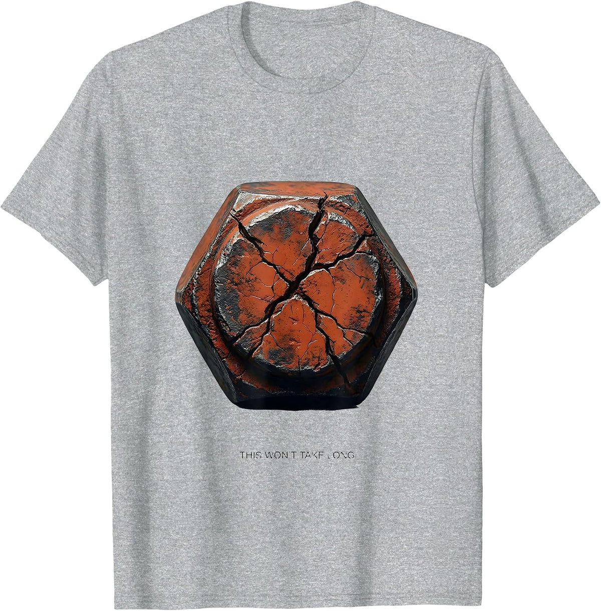 Men's This Won't Take Long Funny Garage Mechanic Dad Car Guy T-Shirt - Heather Grey