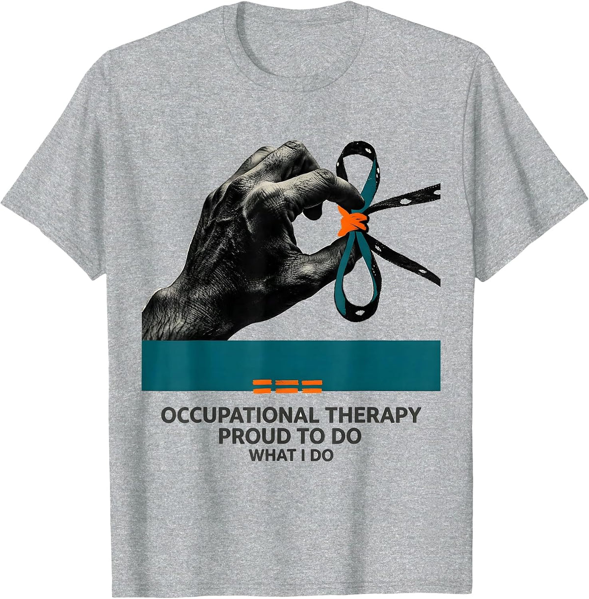 Men's Occupational Therapy Proud To Do What I Do Professional T-Shirt - Heather Grey