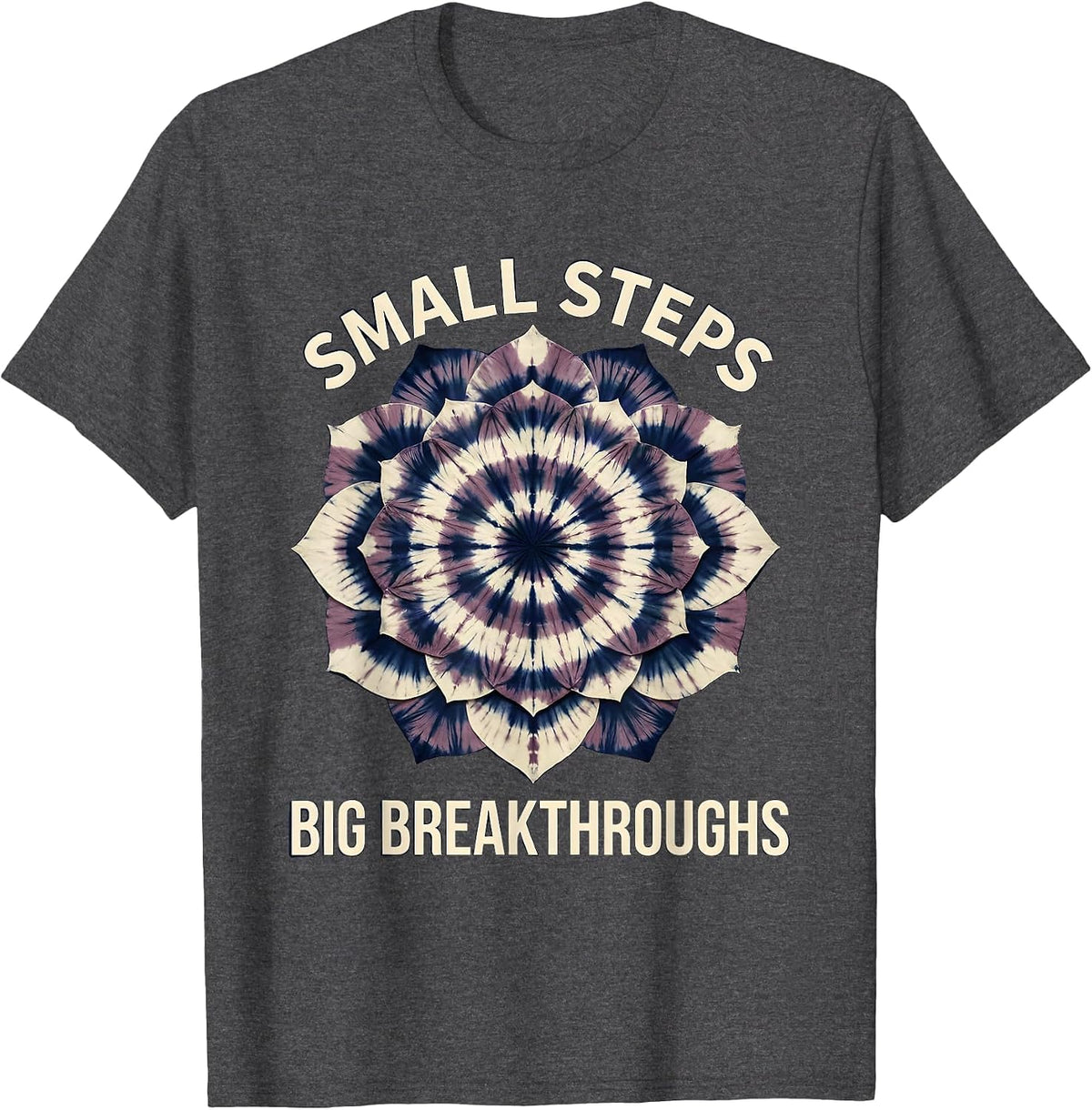 Men's Small Steps Big Breakthroughs Paraprofessional Design T-Shirt - Dark Heather Grey
