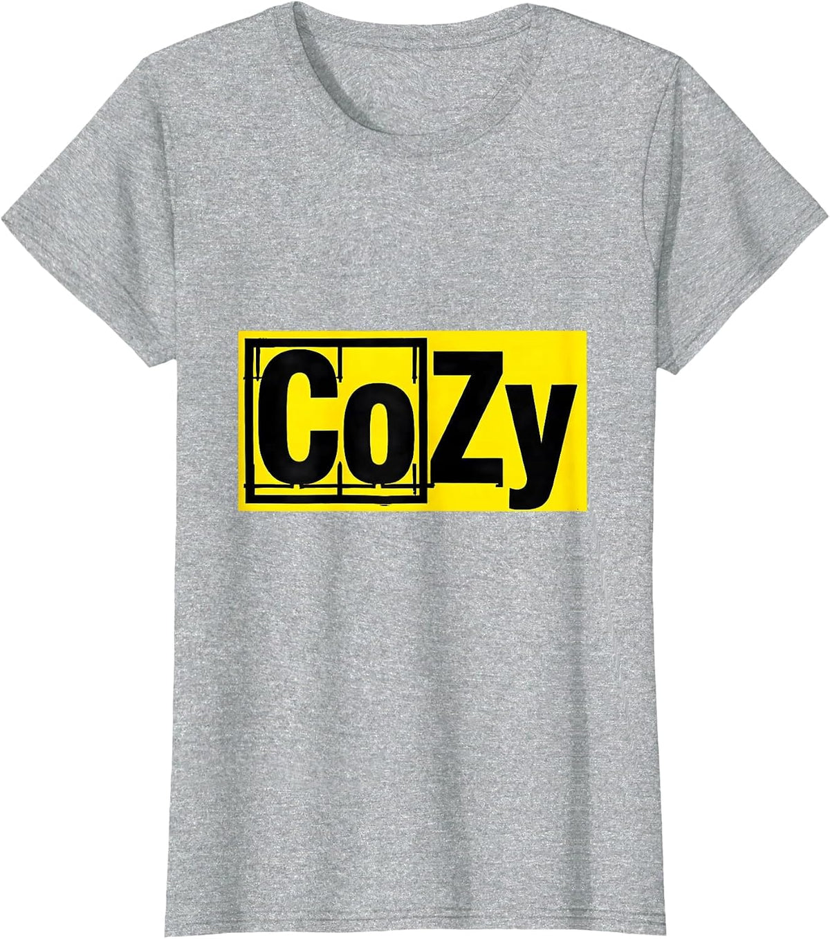 Women's CoZy Funny Science Nerd Periodic Table Element Joke Gift T-Shirt - Heather Grey