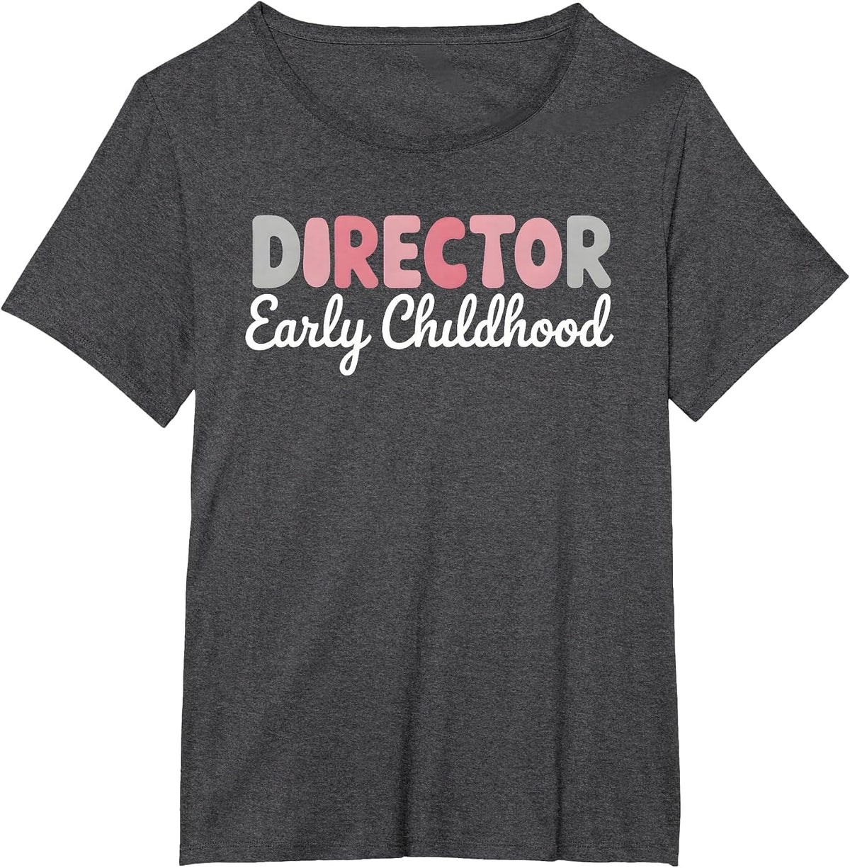 Preschool Director Early Childhood Educator Daycare Provider T-Shirt - Dark Heather Grey