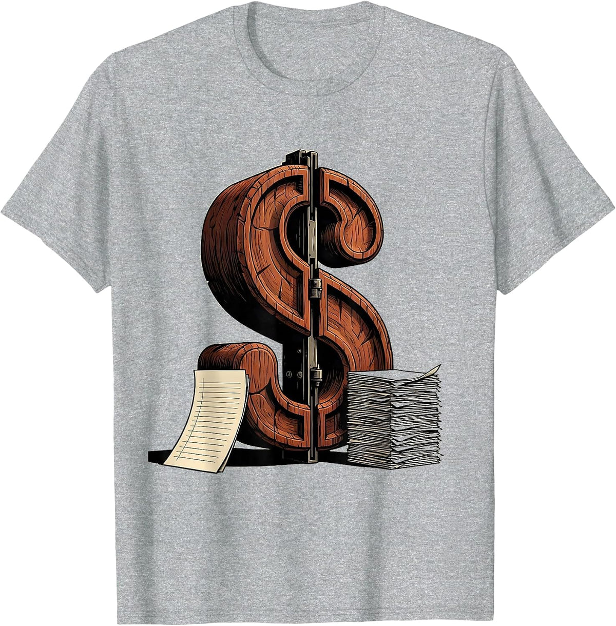 Men's Apostrophe Sorting Gate Grammar Teacher Punctuation Humor T-Shirt - Heather Grey