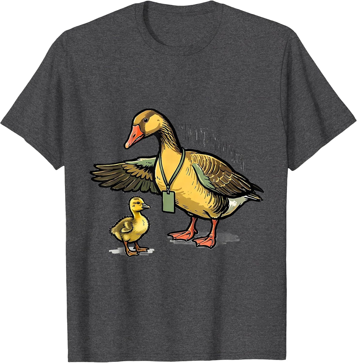 Men's Silly Goose Mental Health Counselor Funny Therapist T-Shirt - Dark Heather Grey