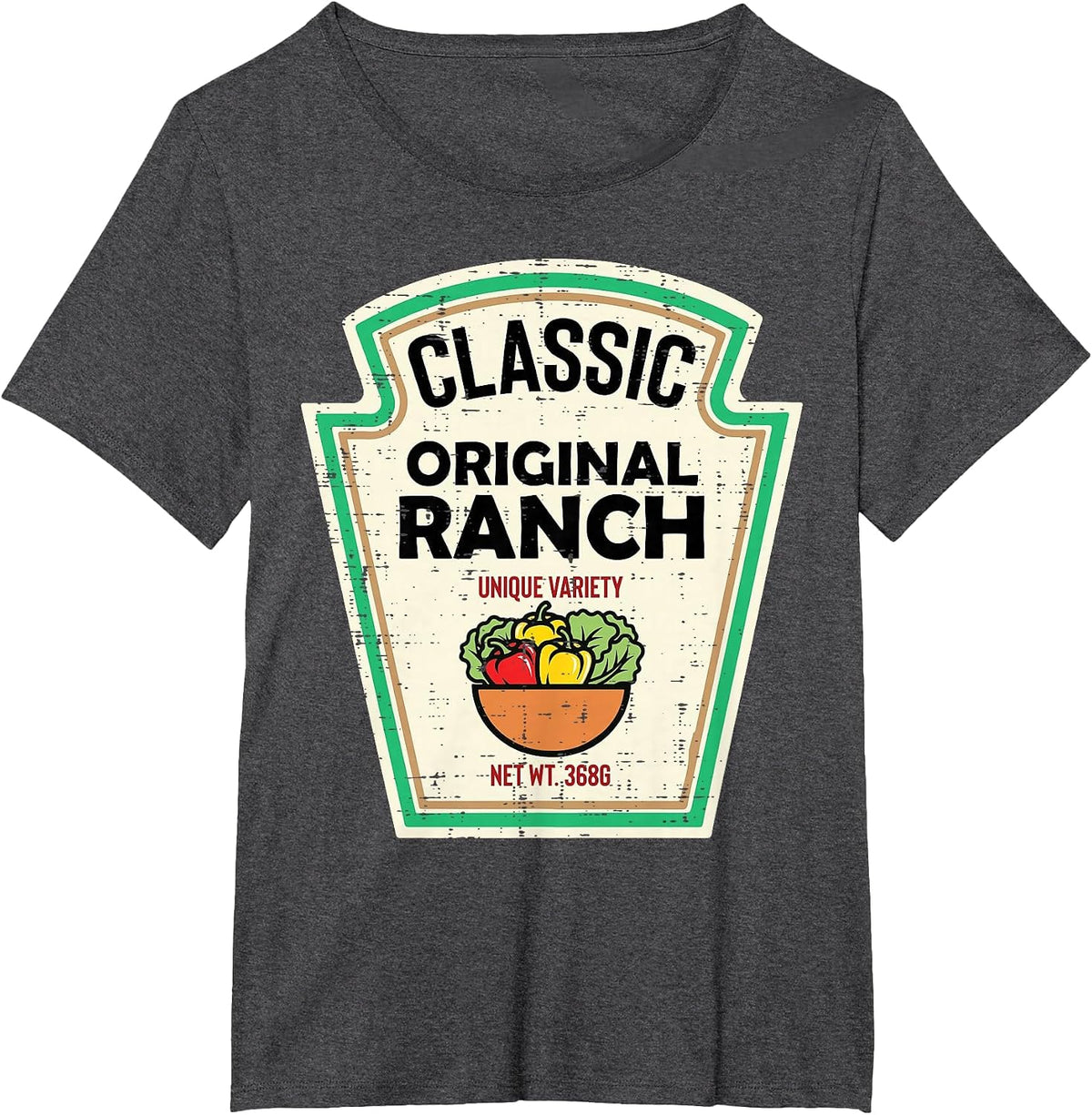 Halloween Original Ranch Food Matching Costume Men Women Kid T-Shirt - Dark Heather Grey