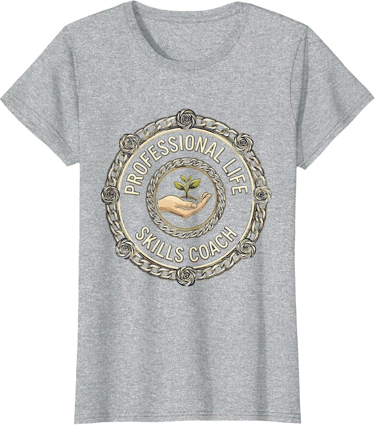 Women's Professional Life Skills Coach Occupational Therapy T-Shirt - Heather Grey