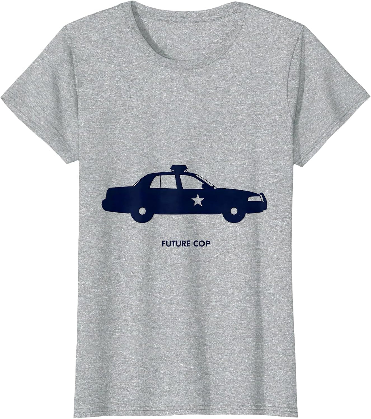 Future Cop Police Costume Halloween Officer Kids Toddler T-Shirt - Heather Grey