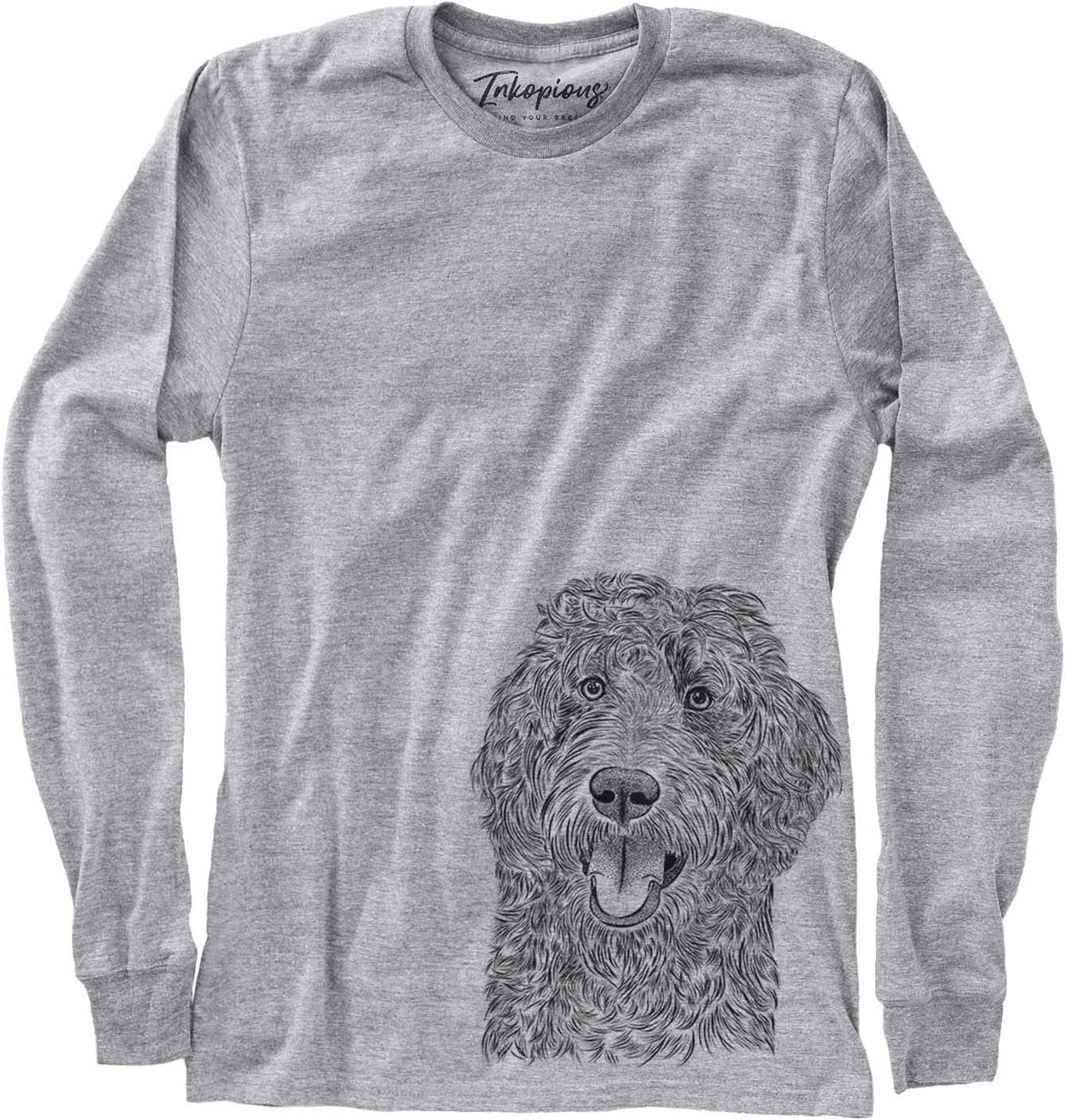 Bare MurrDog the Labradoodle Dog Triblend T-Shirt - Unisex Unisex Long Sleeve