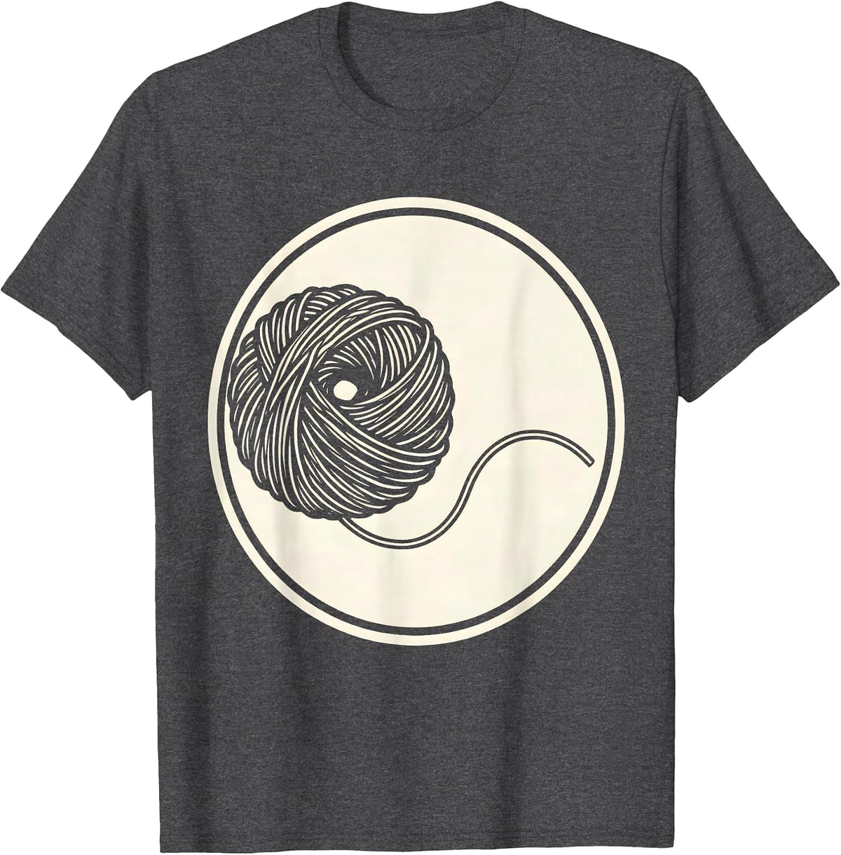 Occupational Therapy Untangled Yarn Graphic T-Shirt - Dark Heather Grey