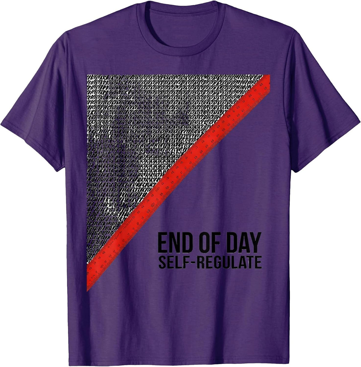 End Of Day Self-Regulate Occupational Therapy Sensory T-Shirt - Purple