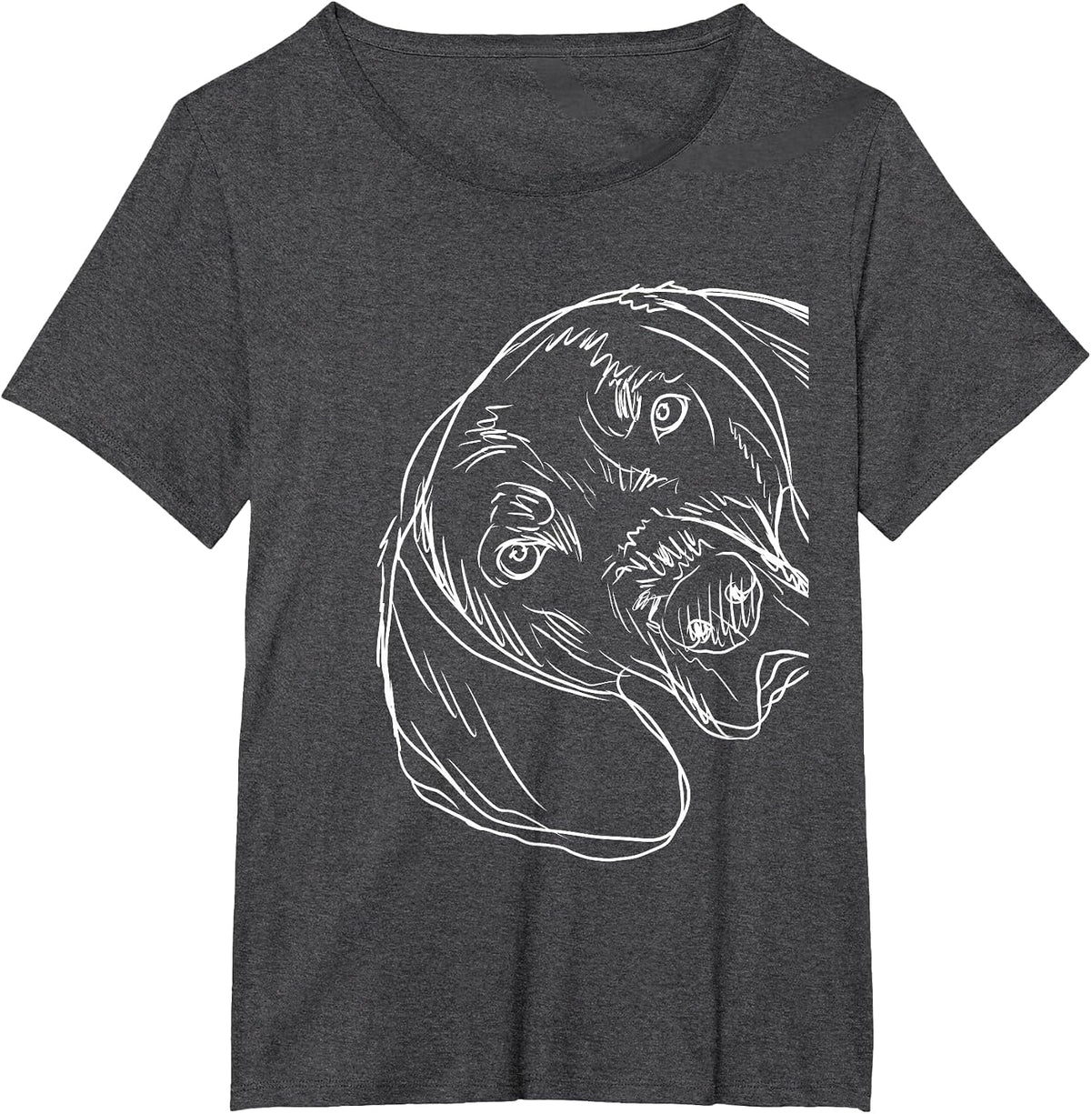 Funy Dog Bluetick Coonhound T-Shirt - Dark Heather Grey