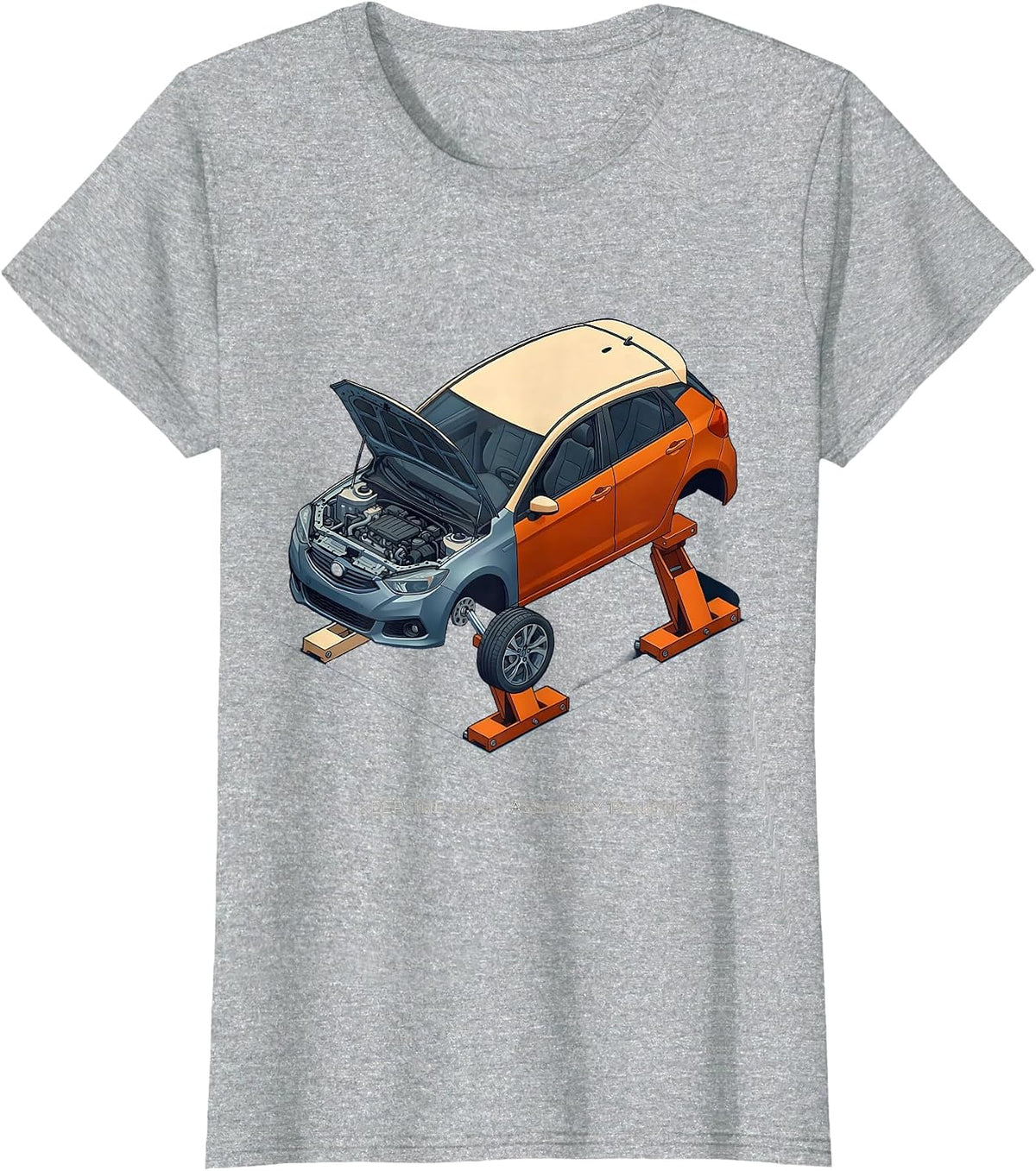 I Keep The Final Assembly Pending Funny Car Guy Mechanic T-Shirt - Heather Grey