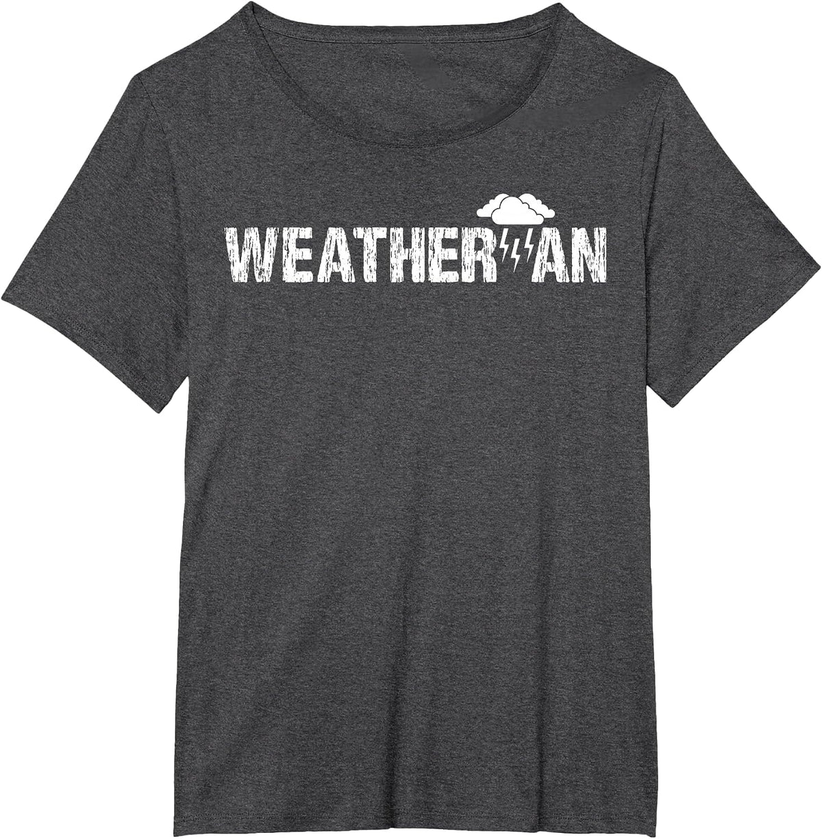 Weatherman Meteorologist Lazy Halloween Costume Kids Toddler T-Shirt - Dark Heather Grey
