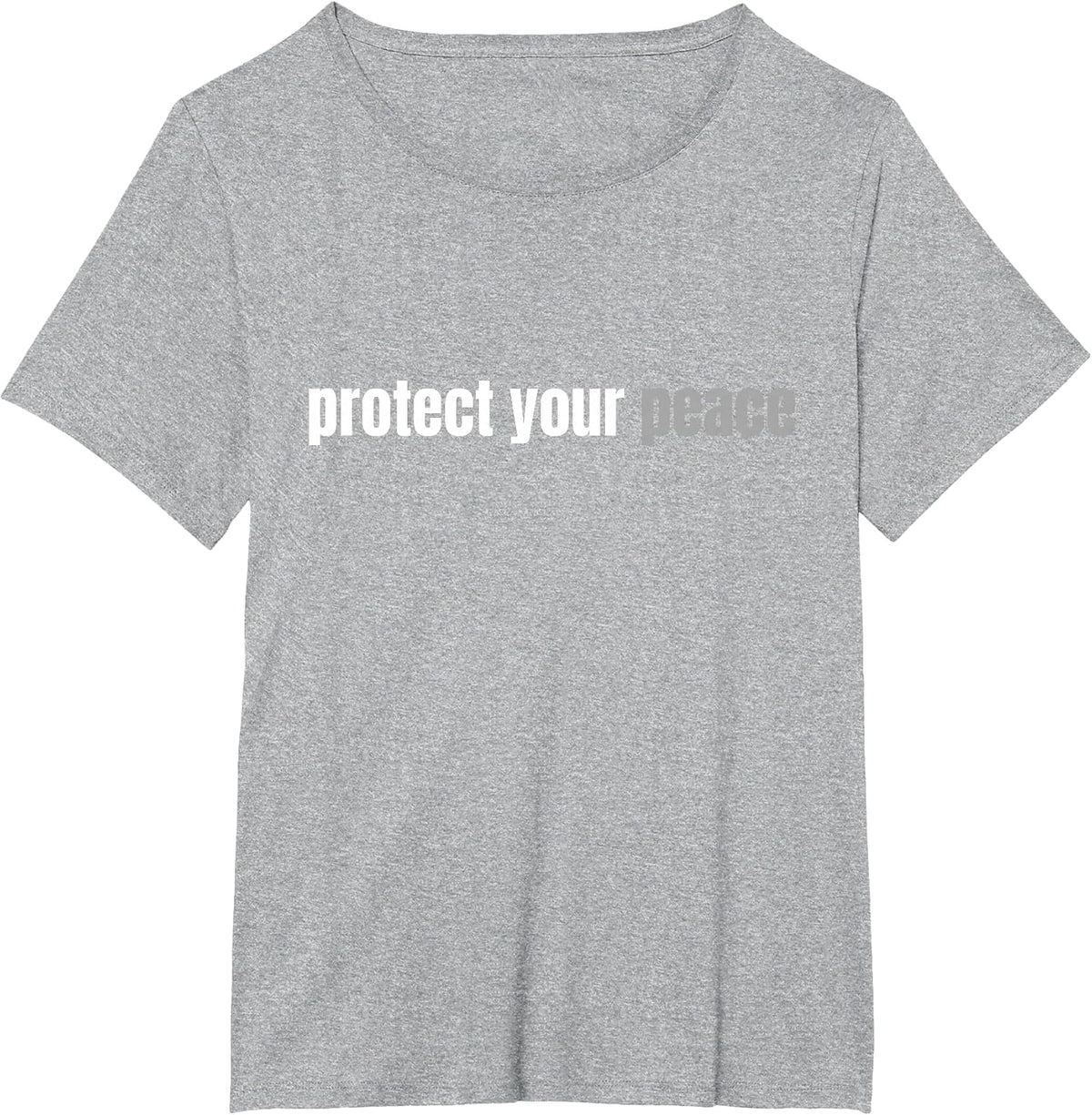 Protect Your Peace | Rest Rest Relaxation Mental Health T-Shirt - Heather Grey