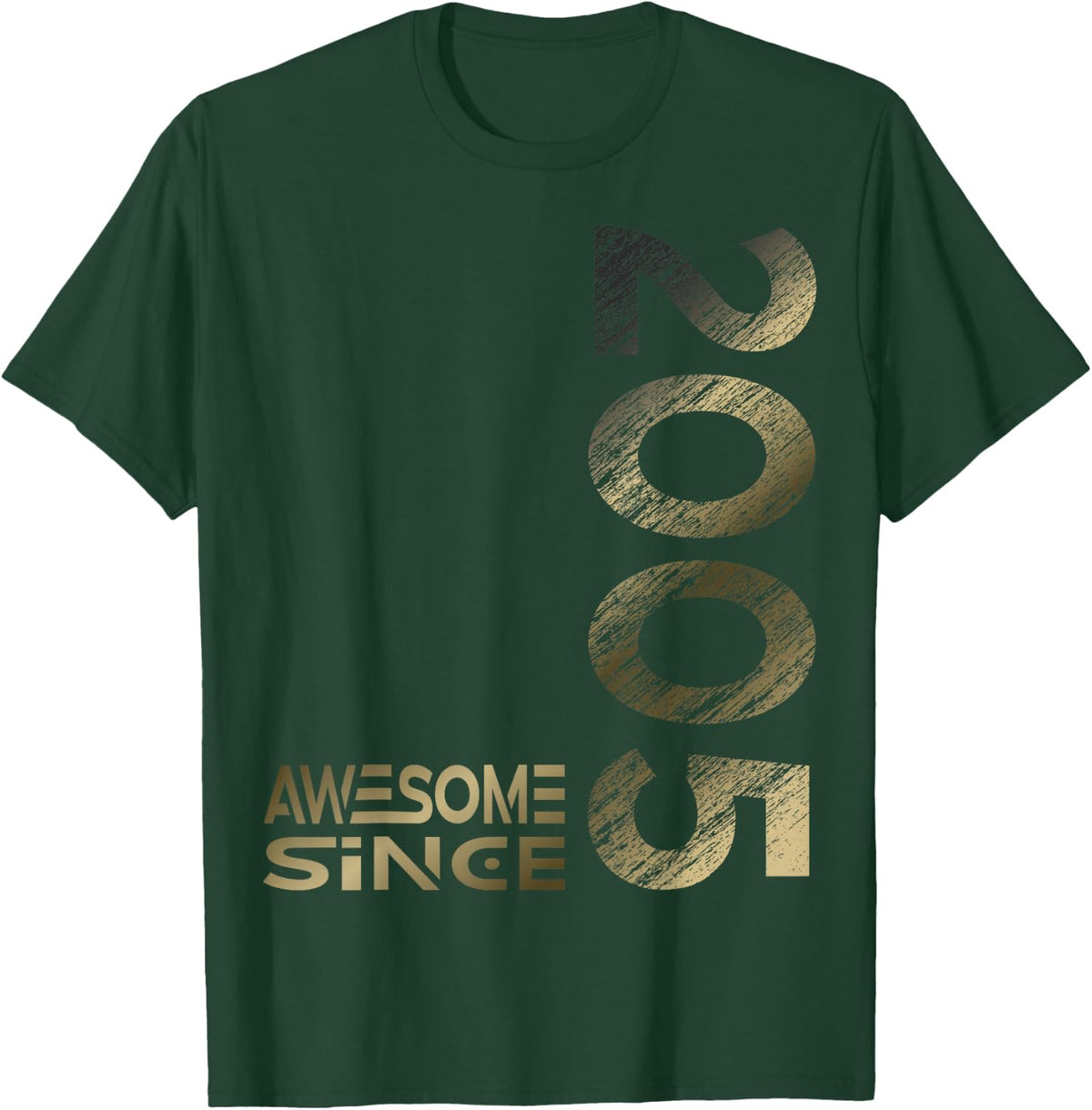 Awesome since 2005 21th Birthday T-Shirt - Dark Green
