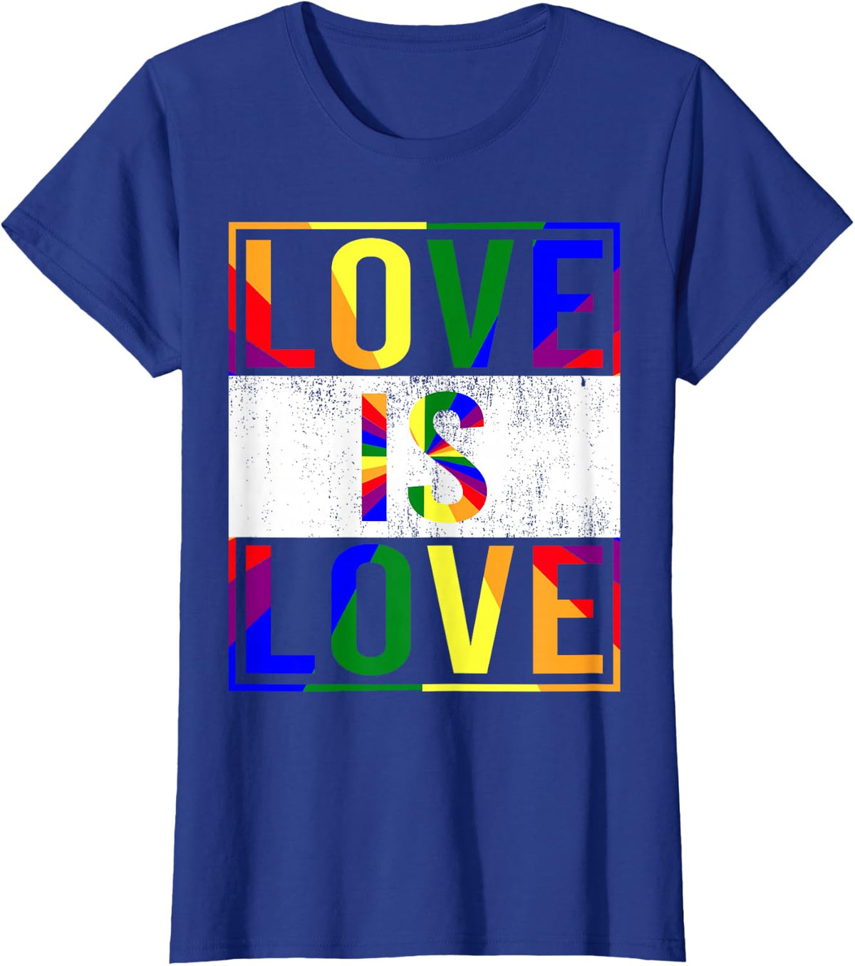 Love is love gay pride month LGBT community CSD Pride T-Shirt - Royal Blue