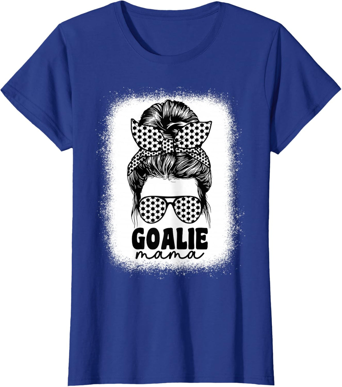 Soccer Goalie Mama Goal Keeper Soccer Goalkeeper Mom Funny T-Shirt - Royal Blue