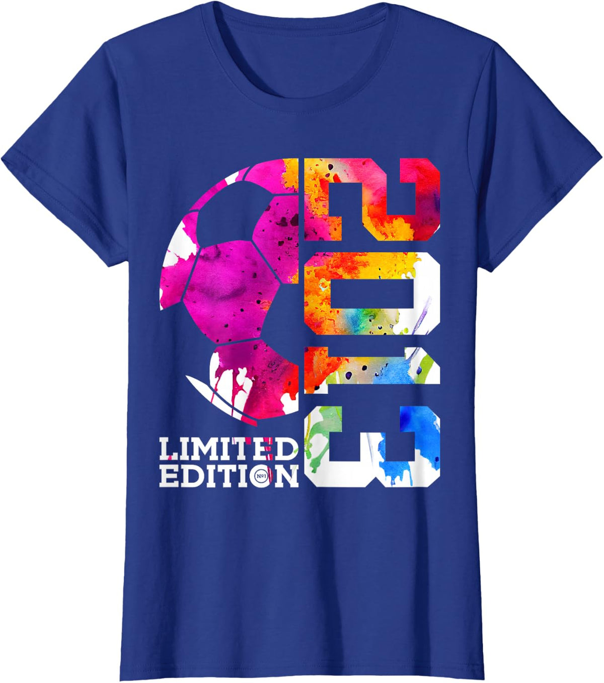 13TH BIRTHDAY SOCCER LIMITED EDITION 2013 T-Shirt - Royal Blue