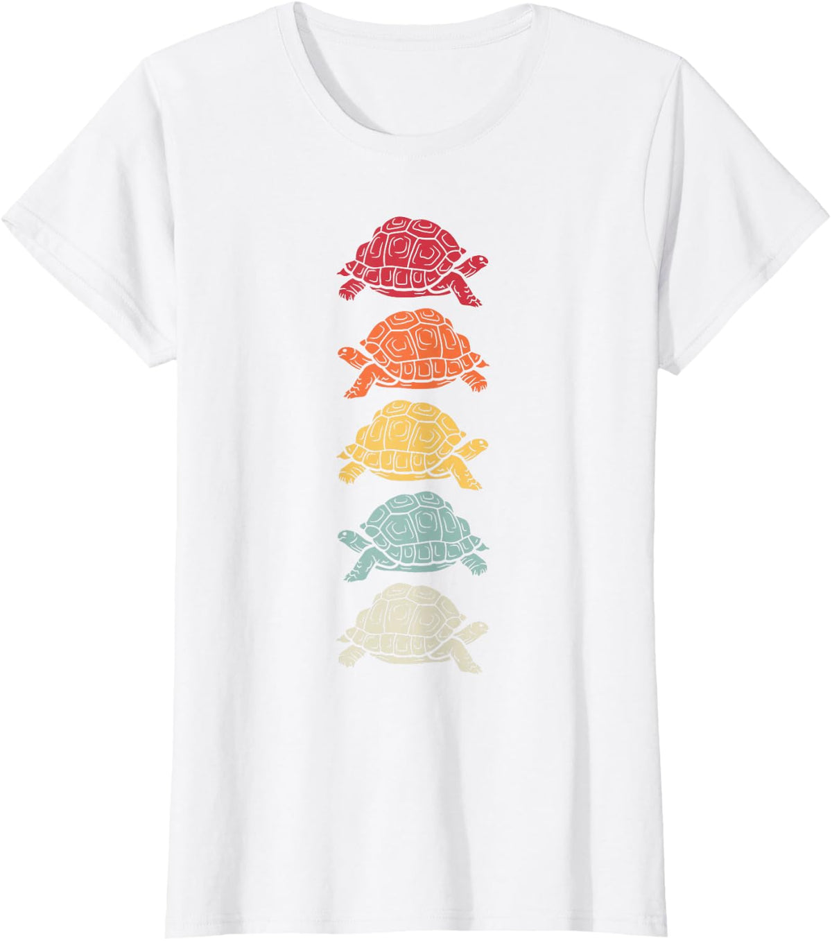 Tortoise Vintage, Turtle T-Shirt - White