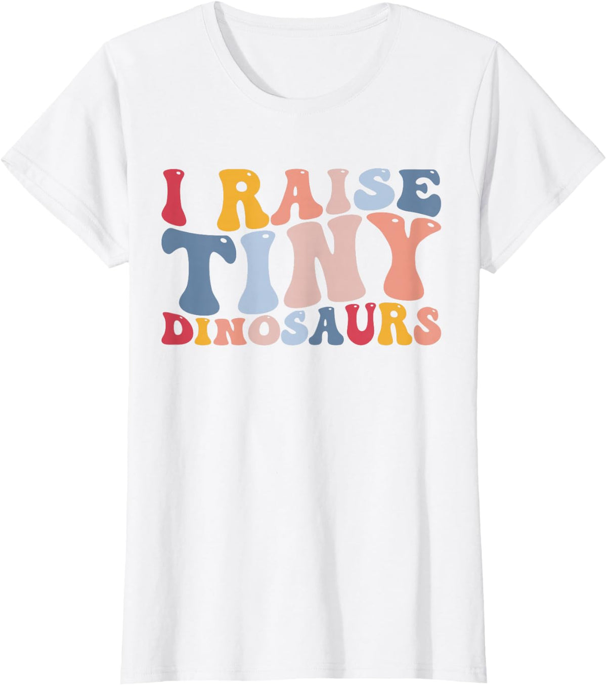 I Raise Tiny Dinosaurs Funny Leopard Gecko Lover Lizard T-Shirt - White
