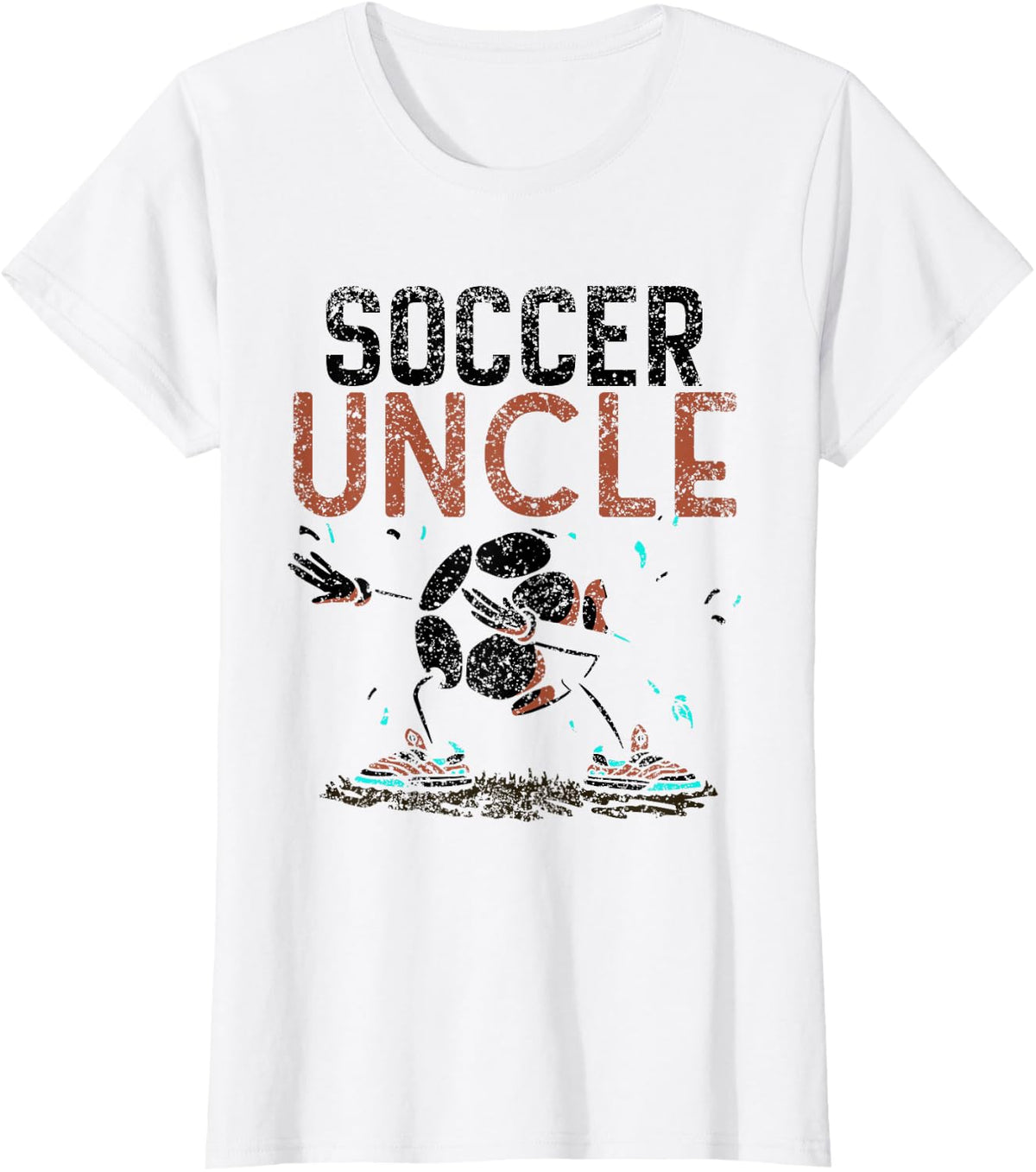Soccer Uncle Game Football Player Match T-Shirt - White