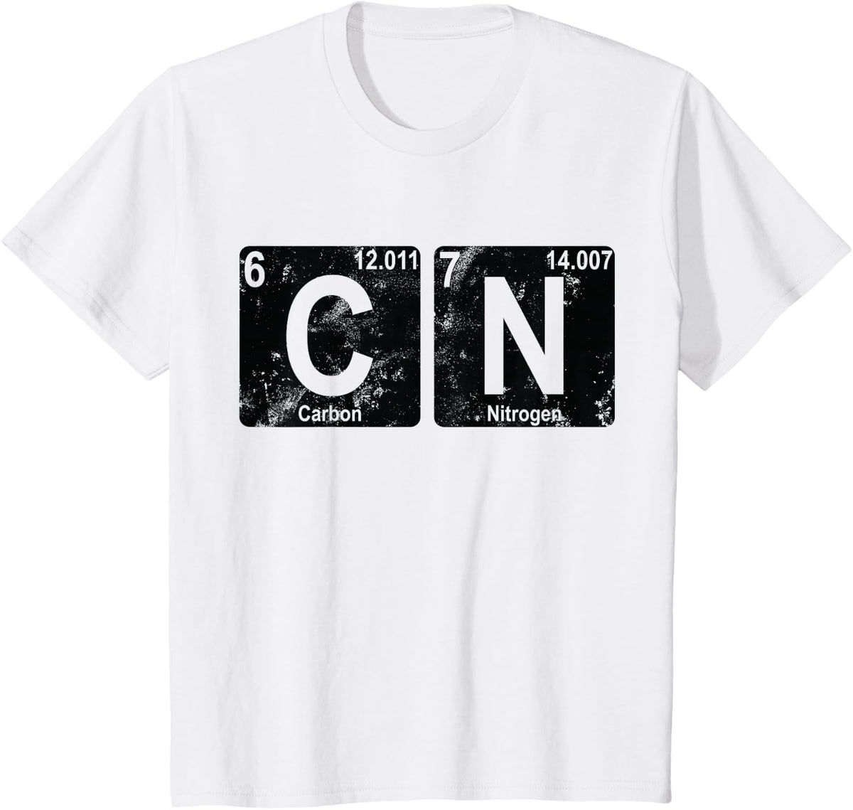 Funny Six Seven 6 7 Meme Periodic Table of Elements T-Shirt - White