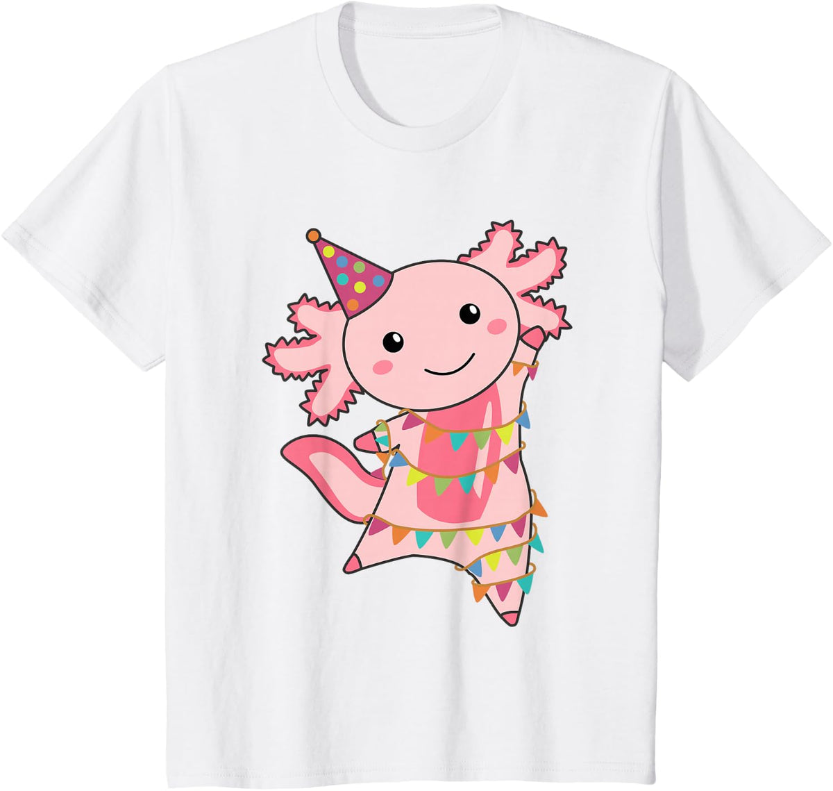 Axolotl Birthday for Children a Birthday Axolotl T-Shirt - White