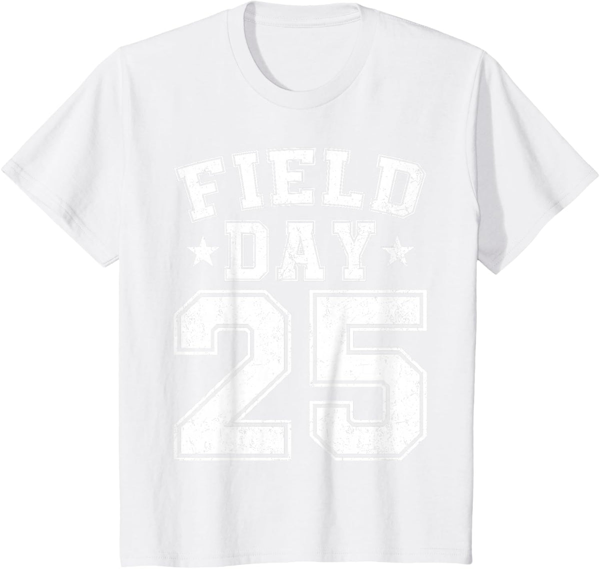 Funny Field Day 25 Field Trip 2025 Student Boys Girls Kids T-Shirt - White