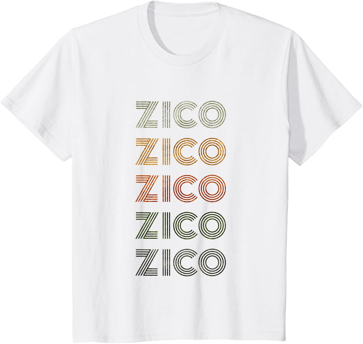 Love Heart Zico Tee Grunge Vintage Style Black Zico T-Shirt - White