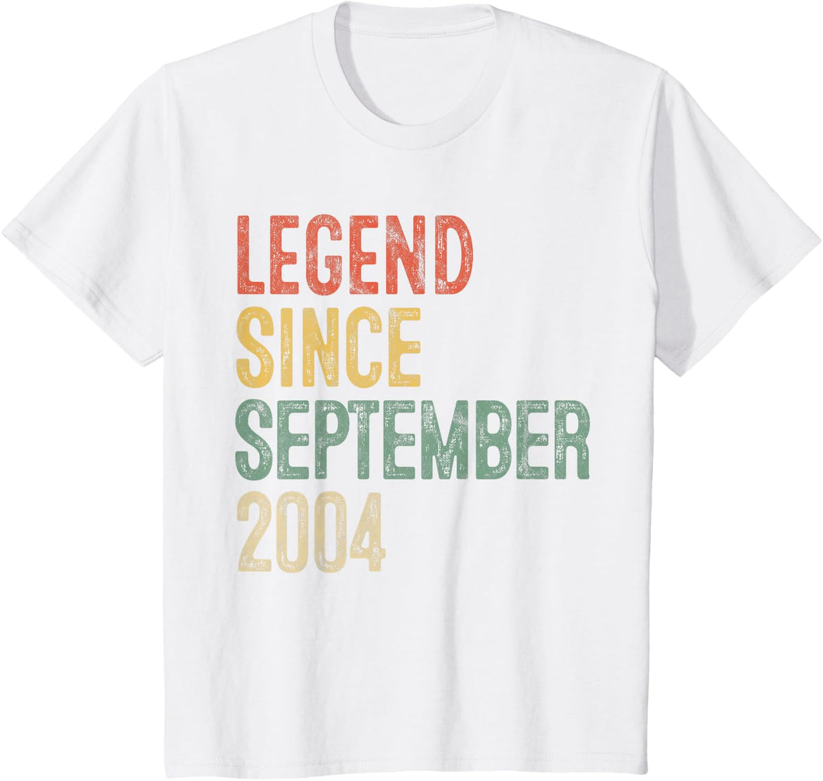 Legend 2004 21st Birthday Gifts for Men Women 21 Year Old T-Shirt - White