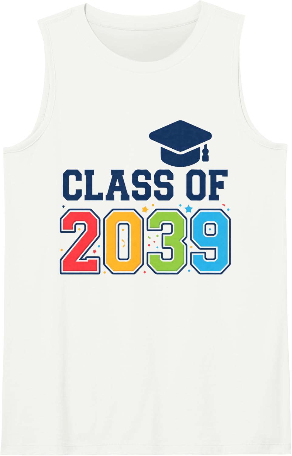 Hello First Grade Pencil Back to School Kids Teacher Graphic Tank Top - White