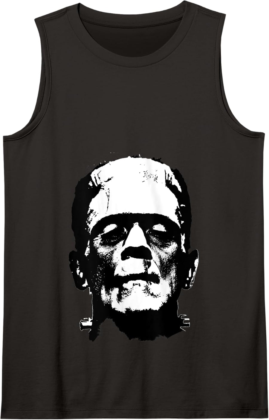 Classic Monster Frankenstein Halloween Costume Apparel Tank Top - Black