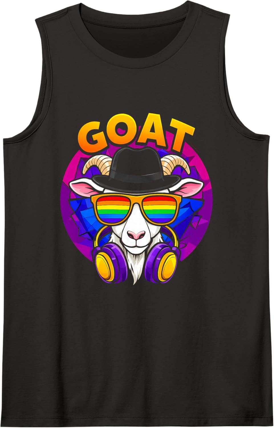 Funny Goat Saying Goats are The Sarcastic Sleeveless Tank Top - Black
