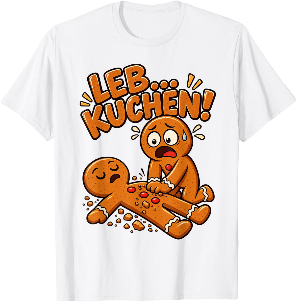 Gingerbread T-Shirt Funny Saying Christmas Gingerbread Ge T-Shirt - White