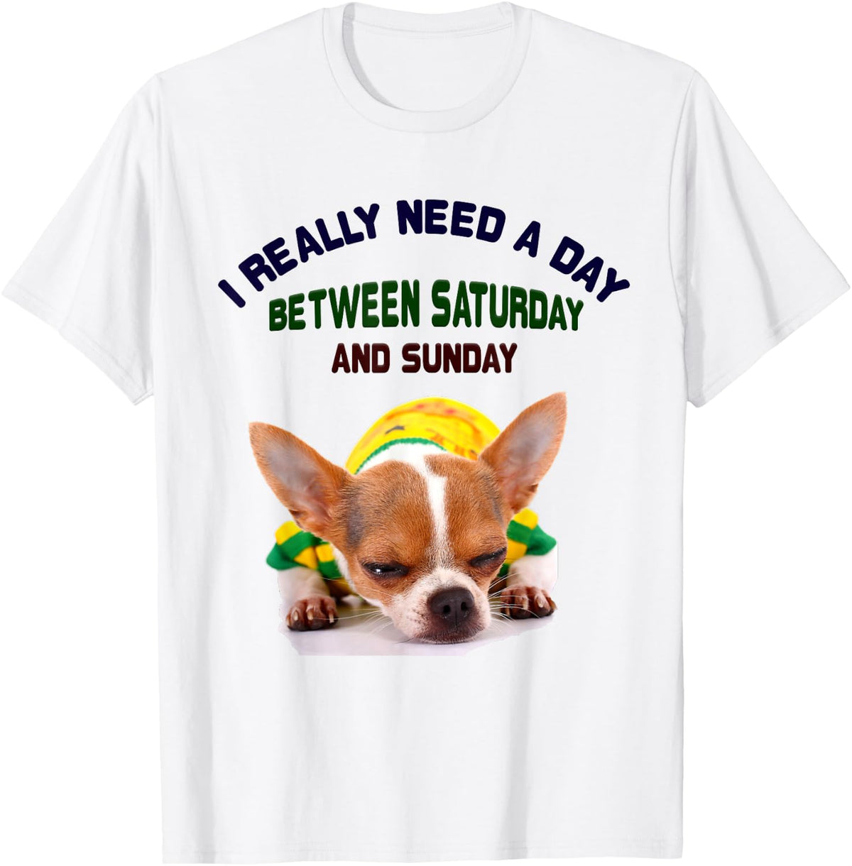 Daycare T-shirt - Between Saturday and Sunday - White