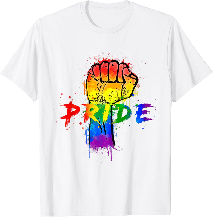 Gay Pride LGBT for Gays Lesbian Trans Pride Month T-Shirt - White