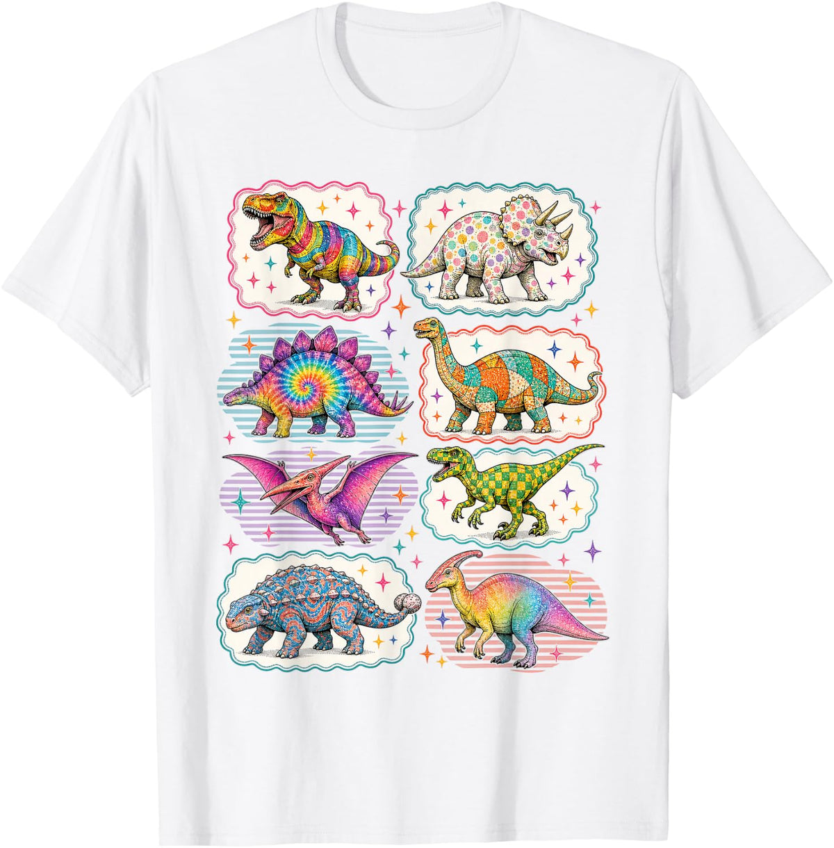 Prehistoric Reptile Fan T-Shirt - White