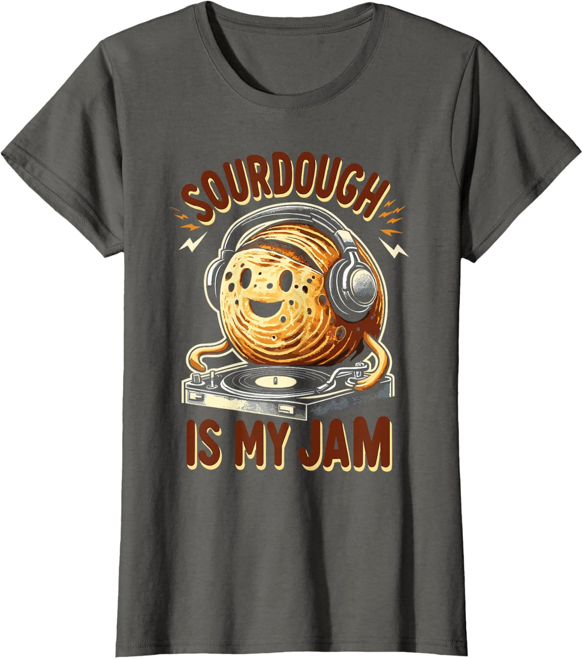Sourdough Is My Jam T-Shirt - Asphalt Grey