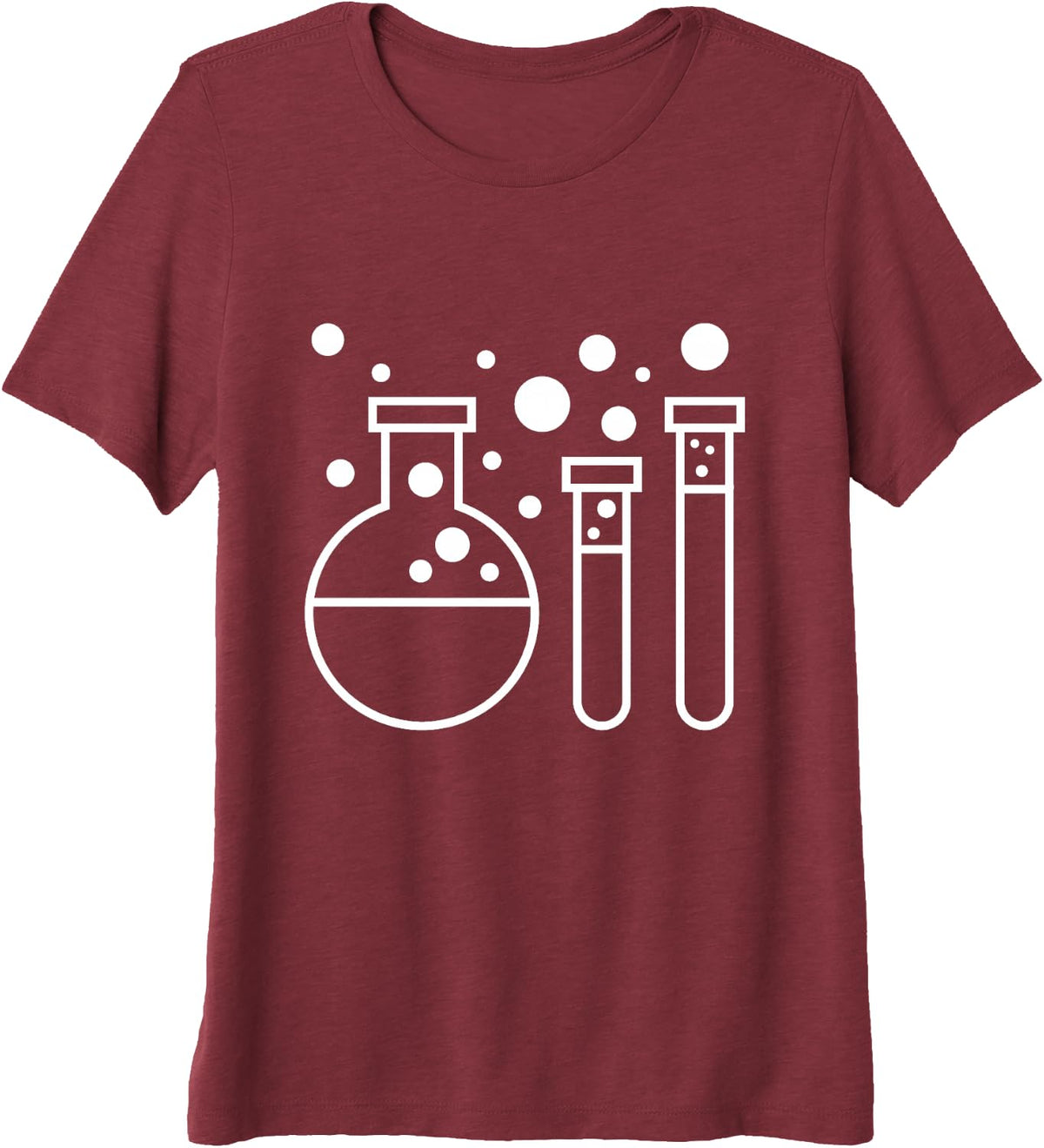 Chemistry Science Periodic Table Laboratory Science Premium Tri-Blend T-Shirt - Burgundy