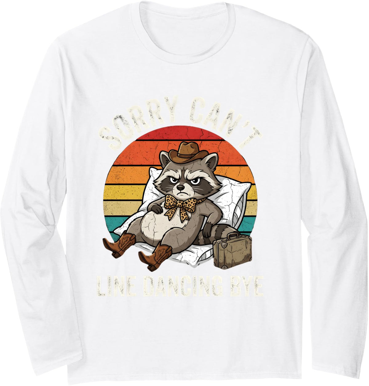 Line Dance Vacation Line Dancing Line Dancer Long Sleeve T-Shirt - Adult Unisex White