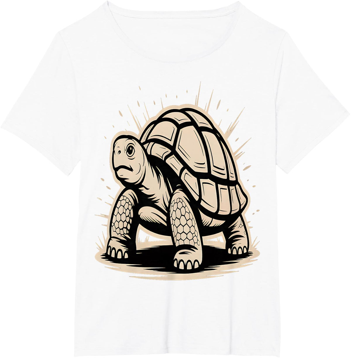 Vintage Tortoise T-Shirt - White