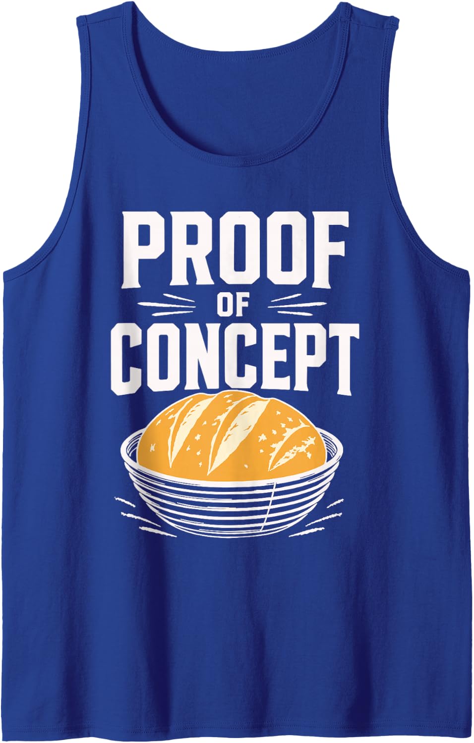 Concept Sourdough Bread Baker Sleeveless Tank Top - Royal Blue