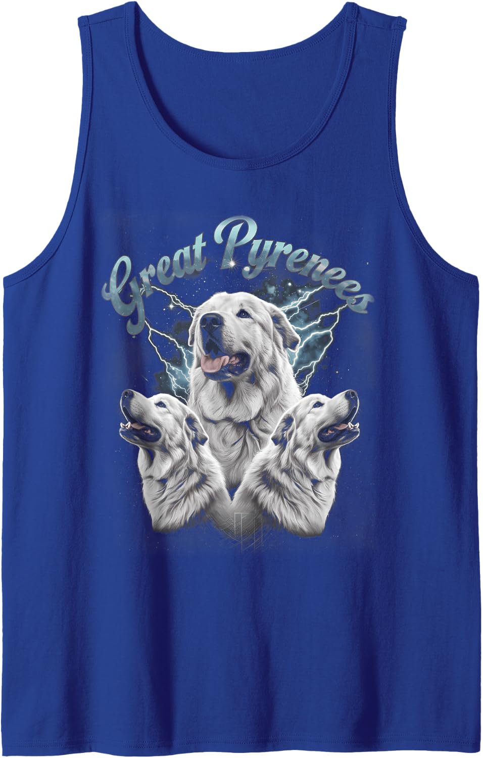 Great Pyrenees Tank Top - Royal Blue