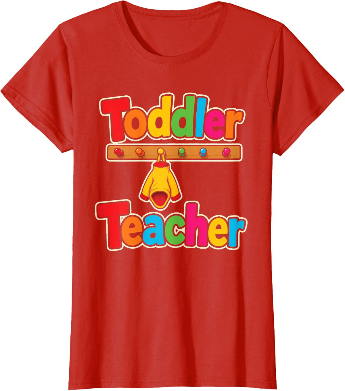 Toddler Teacher Preschool Pre K Staff Elementary Gift T-Shirt - Red