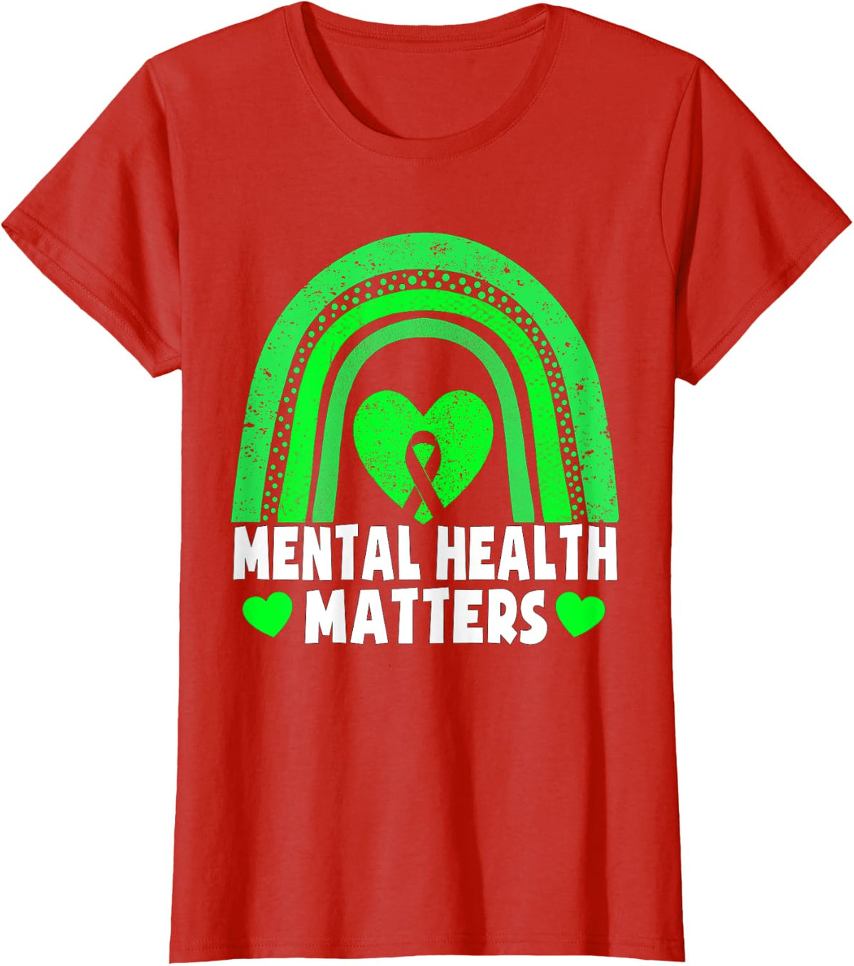 Mental Health Matters Shirt Mental Health Awareness Month T-Shirt - Red
