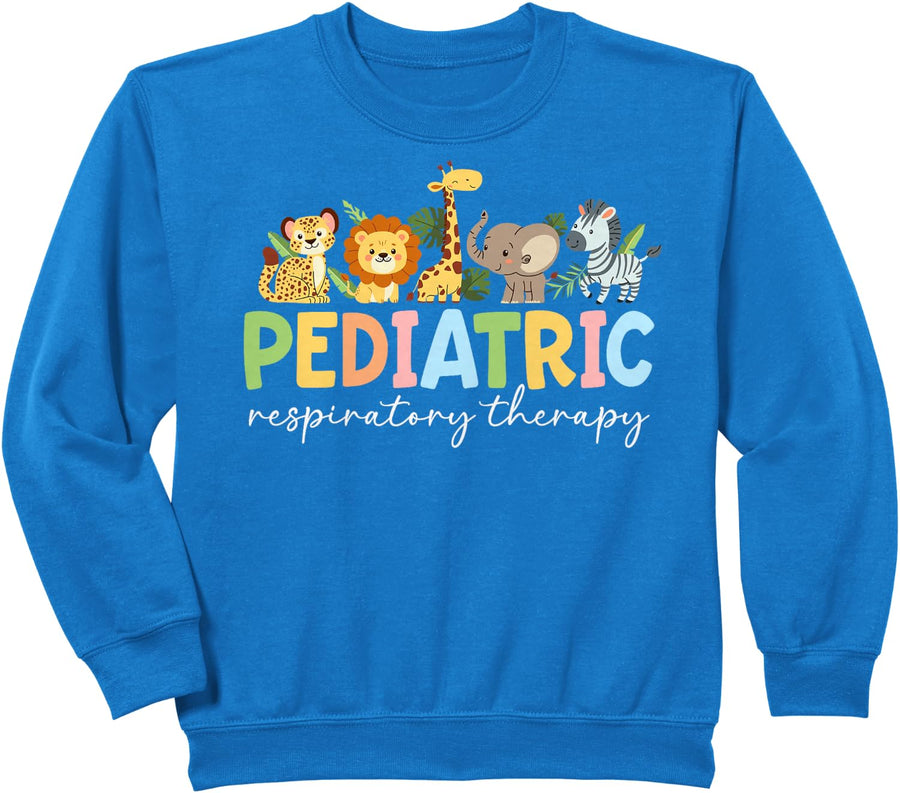 Pediatric Respiratory Therapy Pediatric RT NICU RT Sweatshirt - Royal Blue