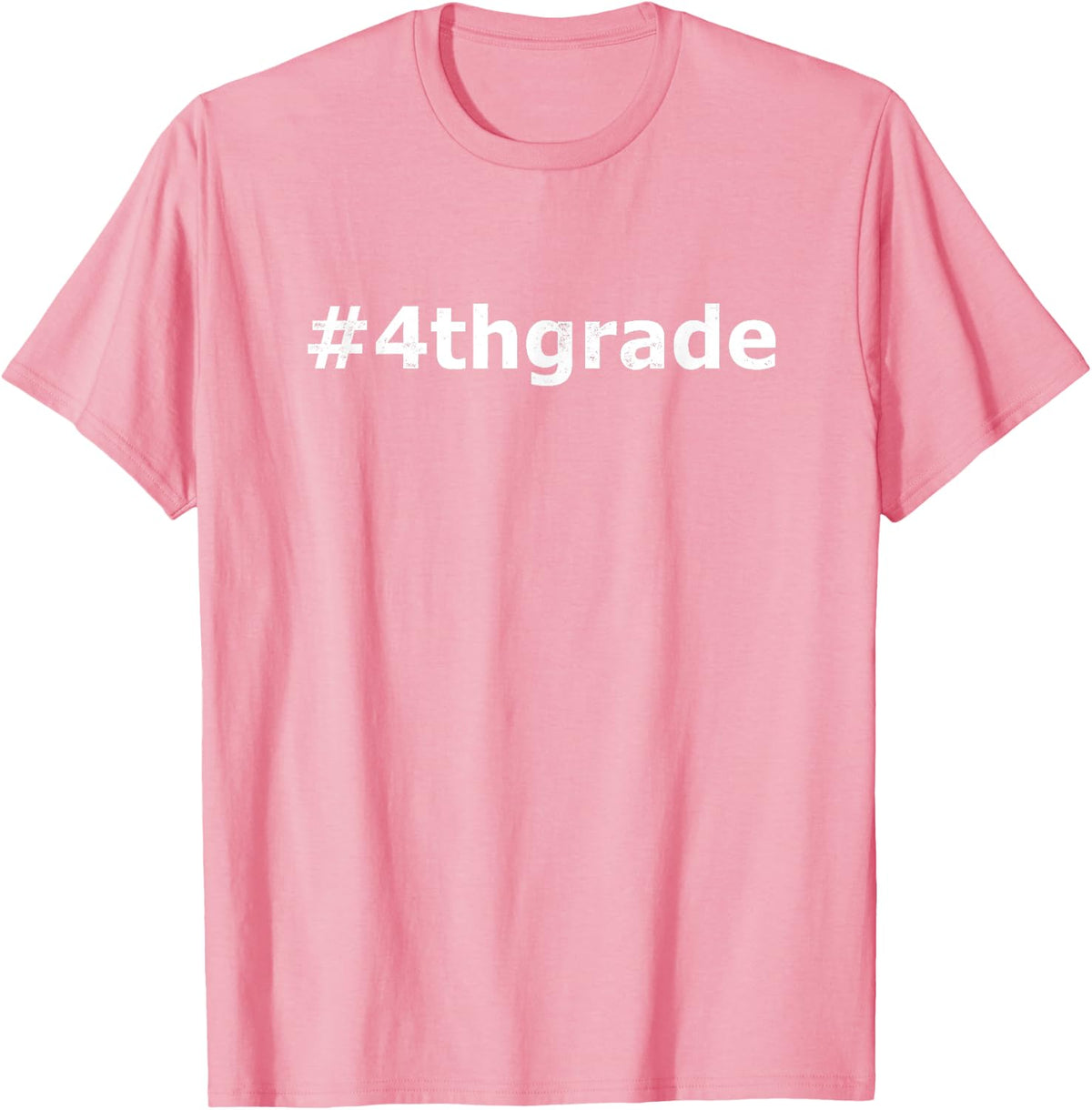 4th Grade Tshirt - #4thgrade Shirt for Teachers and Kids - Pink