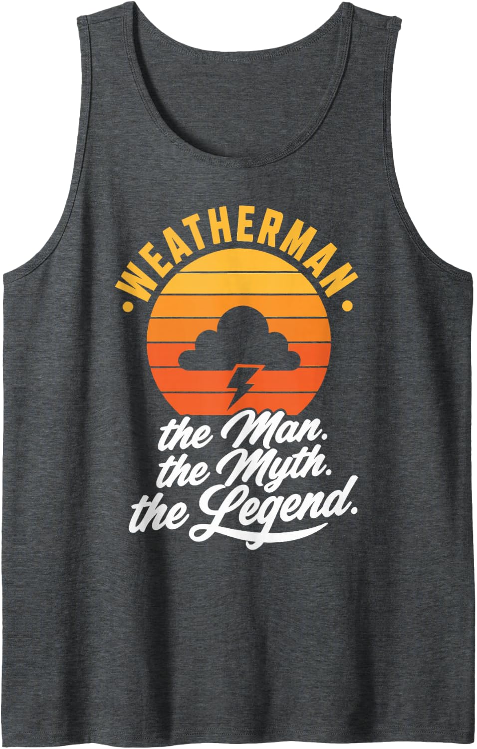 Meteorologist Weather Forecasting Meteorology Sleeveless Tank Top - Dark Heather Grey