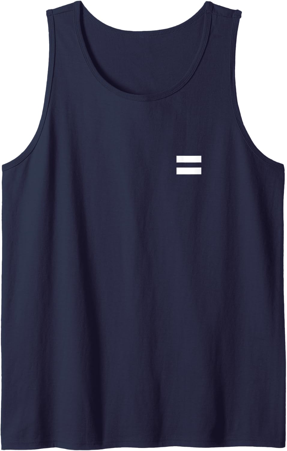 Equality Symbol Subtle Pride Minimalist LGBT Gay Rights Tank Top - Navy Blue