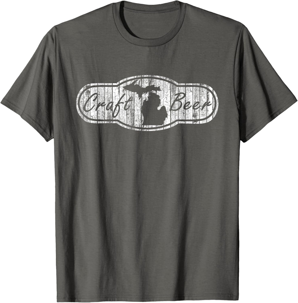 P1nB - Michigan Craft Beer T-Shirt - Asphalt Grey